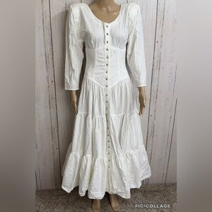 Karen Alexander Corset White Dress